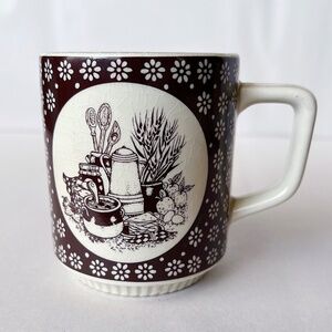 Vintage 1970s Enesco Country Kitchen Mug
